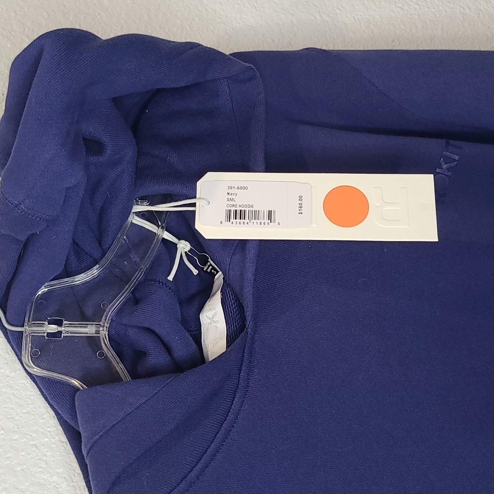 NWT Rokit navy core hoodie size small - Picture 2 of 8